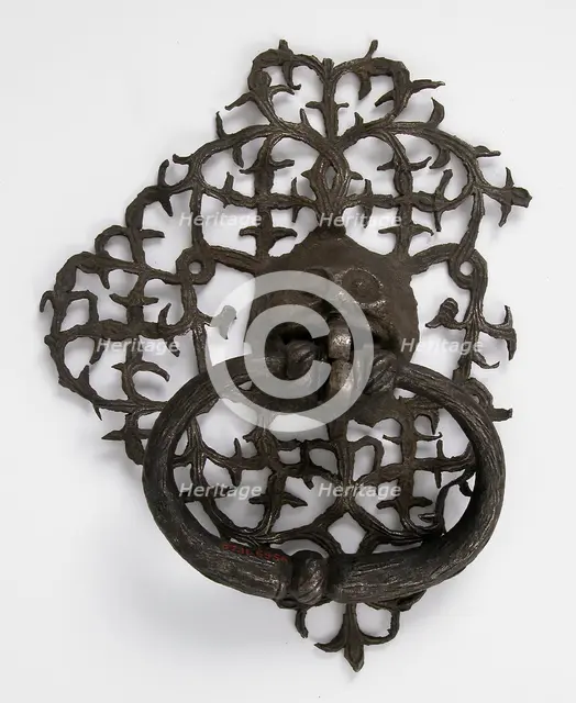 Door handle, German, 15th century. Creator: Unknown.
