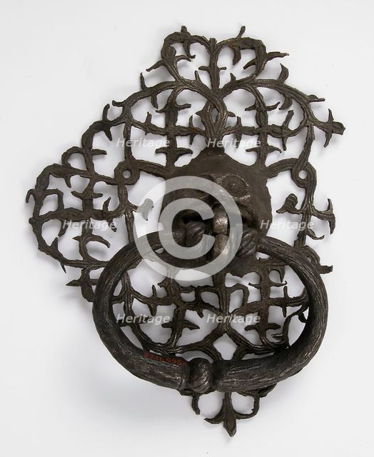Door handle, German, 15th century. Creator: Unknown.