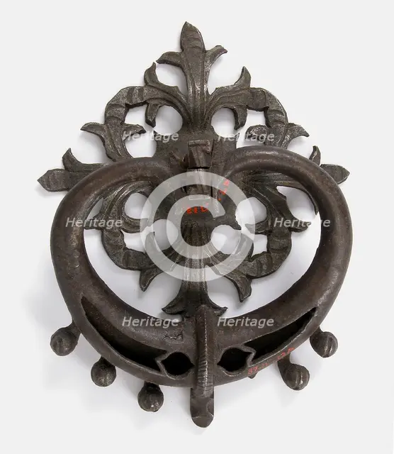 Door Handle, German, 15th century. Creator: Unknown.