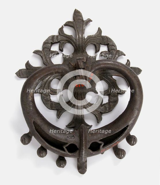 Door Handle, German, 15th century. Creator: Unknown.