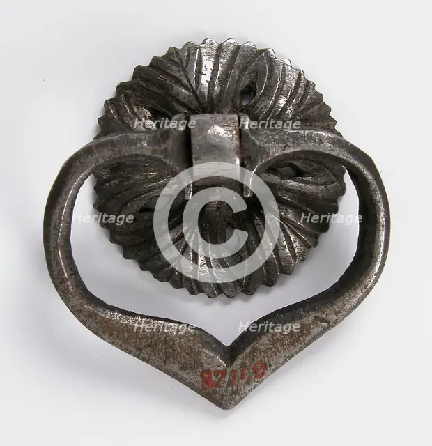 Door Handle, German, 15th century. Creator: Unknown.