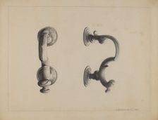 Door Knocker, 1937. Creator: J. Howard Iams
