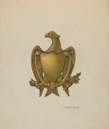 Door Knocker, c. 1940. Creator: Frank Gray
