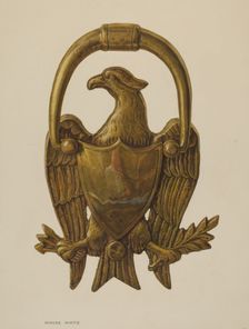 Door Knocker, c. 1940. Creator: Wayne White