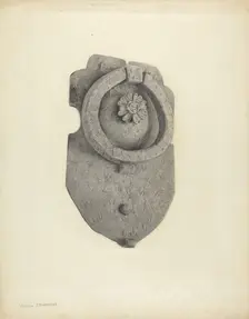 Door Knocker, c. 1939. Creator: Joseph Stonefield