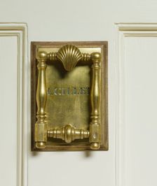 Door Knocker from the Isaac Gillet House, Painesville, Ohio, c. 1840. Creator: Jonathan Goldsmith (American, 1783-1847); Lewis Firm (American), and