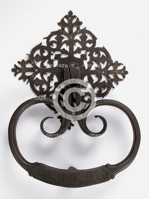 Door knocker, German, 15th century. Creator: Unknown.