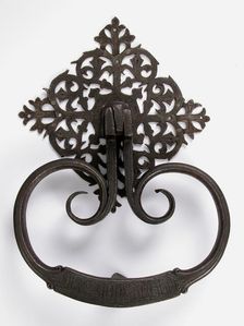 Door knocker, German, 15th century. Creator: Unknown