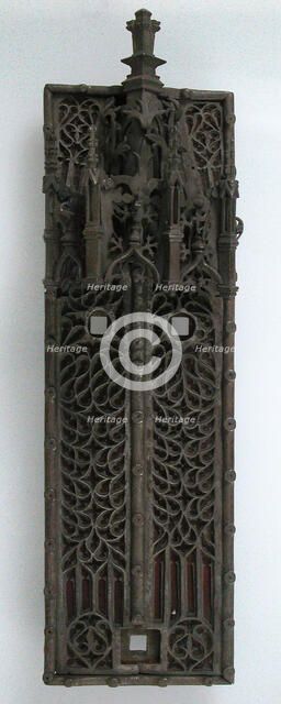 Door Knocker Plate, French, 15th century. Creator: Unknown.