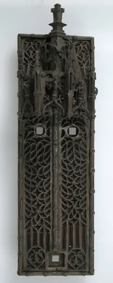 Door Knocker Plate, French, 15th century. Creator: Unknown