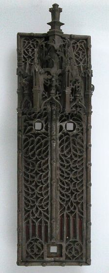 Door Knocker Plate, French, 15th century. Creator: Unknown