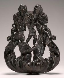 Door Knocker with Nereid, Triton, and Putti, c. 1550. Creator: Jacopo Sansovino