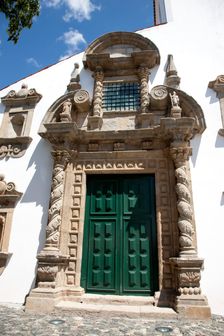 Door of the Church of Santa Maria do Castelo, Braganca, Portugal, 2009. Creator: Samuel Magal