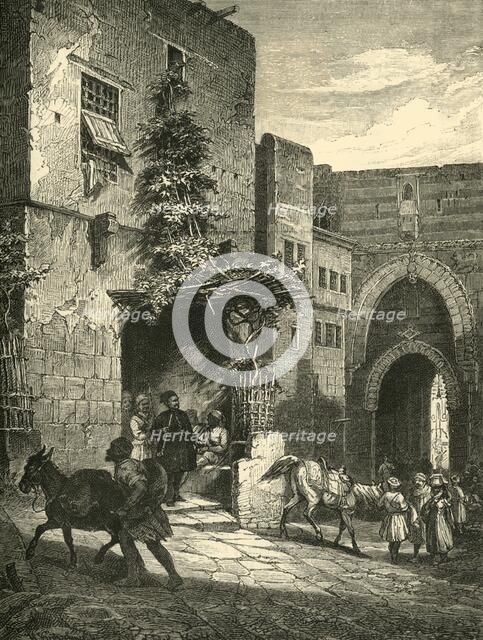 'Door of the Mamelukes, The Citadel, Cairo', 1890.   Creator: Unknown.