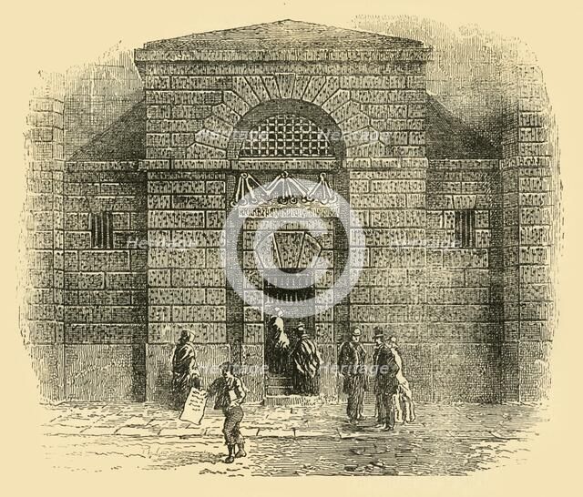 'Door of Newgate', c1872. Creator: Unknown.