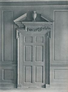 Door of Panelled Room, Early Georgian, 26, Hatton Garden c1909