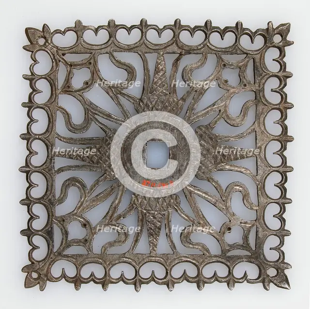 Door plate, German, 16th century. Creator: Unknown.