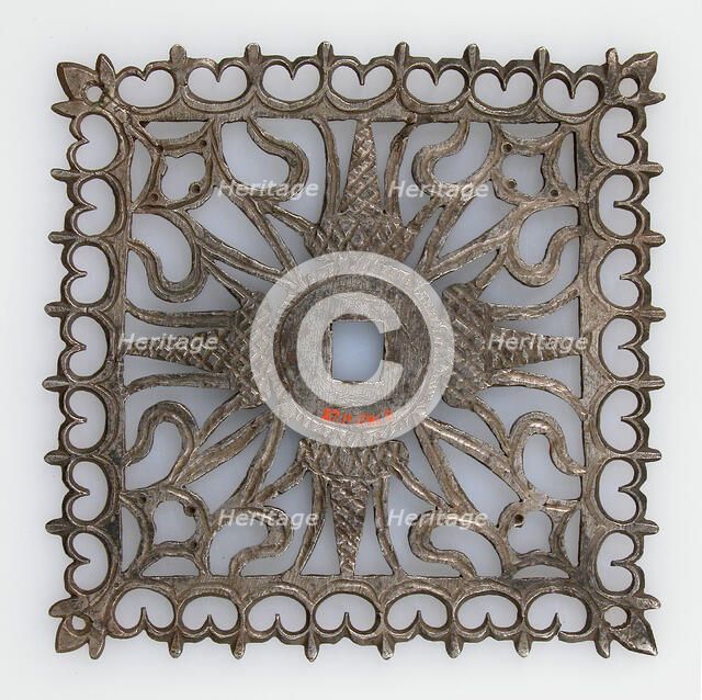 Door plate, German, 16th century. Creator: Unknown.