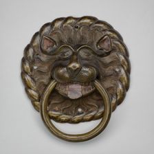 Door Pull in the Form of a Lion's Head, c. 1500. Creator: Unknown
