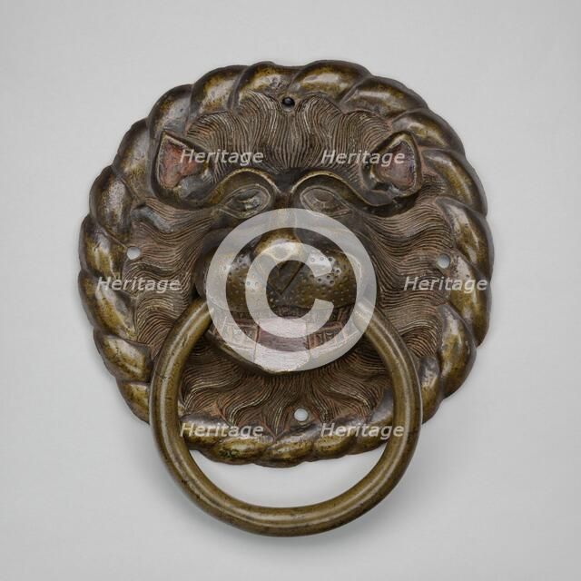 Door Pull in the Form of a Lion's Head, c. 1500. Creator: Unknown.