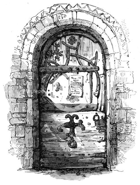 Door, Skipwith Church, 1870. Creator: Unknown.