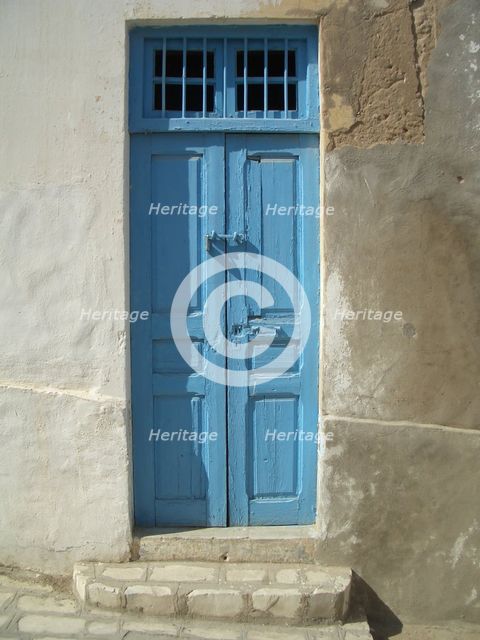 Door, Sousse, Tunisia, 2009. Creator: Amanda Waite.