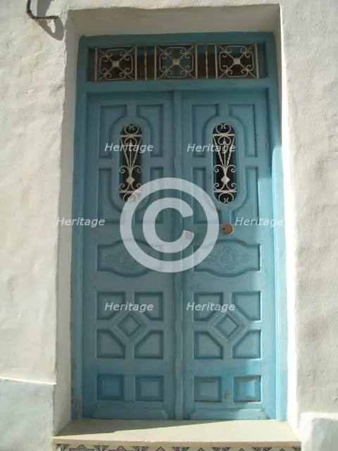 Door, Sousse, Tunisia, 2009. Creator: Amanda Waite.
