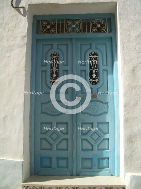 Door, Sousse, Tunisia, 2009. Creator: Amanda Waite.