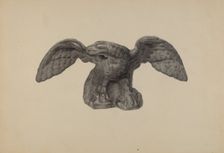 Door Stop, c. 1940. Creator: Milton Grubstein
