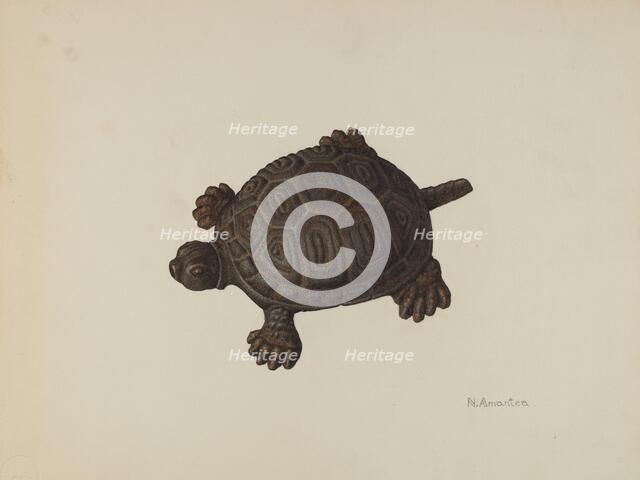 Door Stop, c. 1940. Creator: Nicholas Amantea.