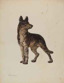 Door Stop, c. 1940. Creator: Ben Lassen
