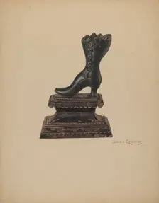 Door Stop, c. 1939. Creator: Sarkis Erganian