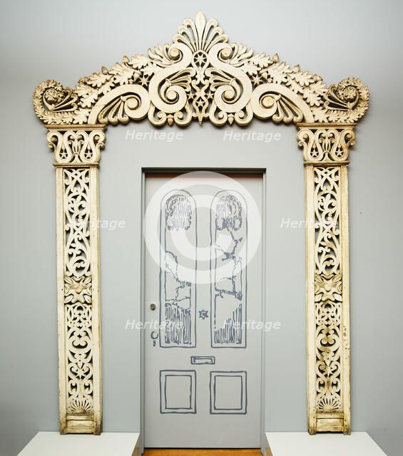 Doorframe, 1840/60. Creator: Unknown.