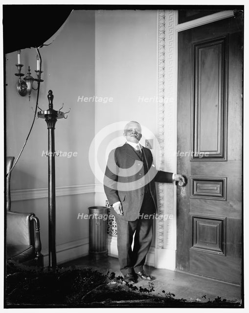 Doorkeeper at State Dept, between 1910 and 1920. Creator: Harris & Ewing.