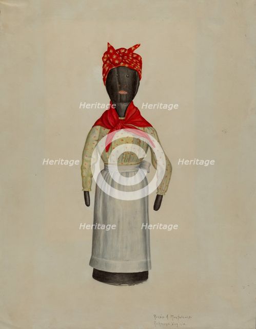 Doorstop Doll, 1941. Creator: Renee A. Monfalcone.