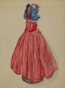 Doorstop Doll, c. 1936. Creator: Rosa Burger