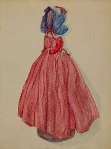Doorstop Doll, c. 1936. Creator: Rosa Burger