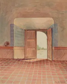 Doorway, 1936. Creator: Robert W.R. Taylor