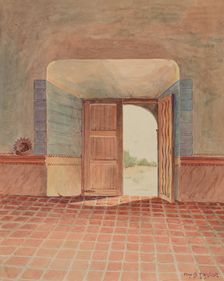 Doorway, 1936. Creator: Robert W.R. Taylor