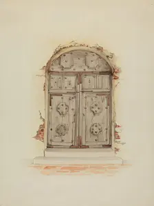 Doorway, 1937. Creator: Dayton Brown