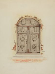 Doorway, 1937. Creator: Dayton Brown