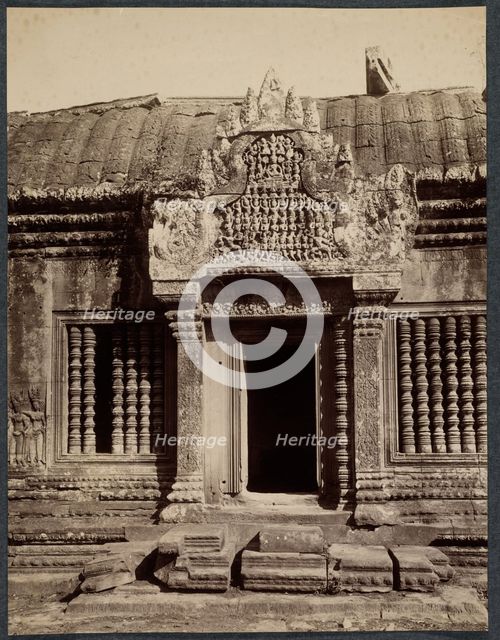 Doorway Through an Inner Enclosure, Angkor Wat, Cambodia, c. 1880. Creator: Unidentified Photographer.