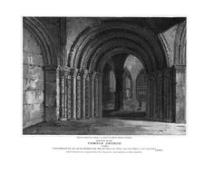 Doorway to the Temple Church. London. late 18th century. Artist: JC Smith