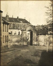 Doorway to Sèvres Factory, c. 1852. Creator: Louis-Rémy Robert (French, 1811-1882)