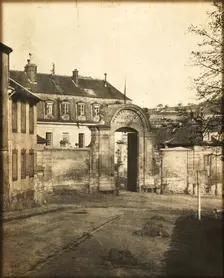 Doorway to Sèvres Factory, c. 1852. Creator: Louis-Rémy Robert (French, 1811-1882)