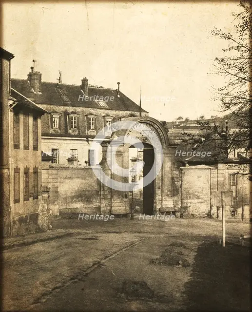 Doorway to Sèvres Factory, c. 1852. Creator: Louis-Rémy Robert (French, 1811-1882).