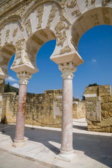Doorway and basilica, House of Ya'far, Madinat al-Zahara (Medina Azahara), Spain, 2007. Creator: Samuel Magal