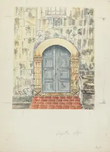 Doorway and Doors, 1935/1942. Creator: A. Regli