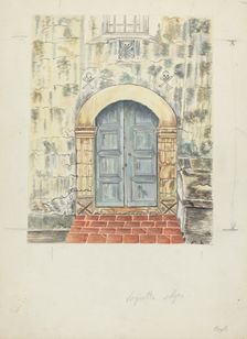 Doorway and Doors, 1935/1942. Creator: A. Regli