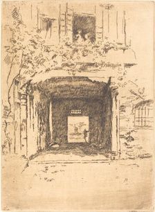 Doorway and Vine, 1879-1880. Creator: James Abbott McNeill Whistler